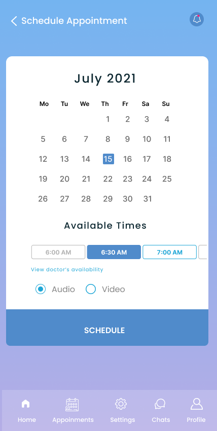 Schedule Appointment